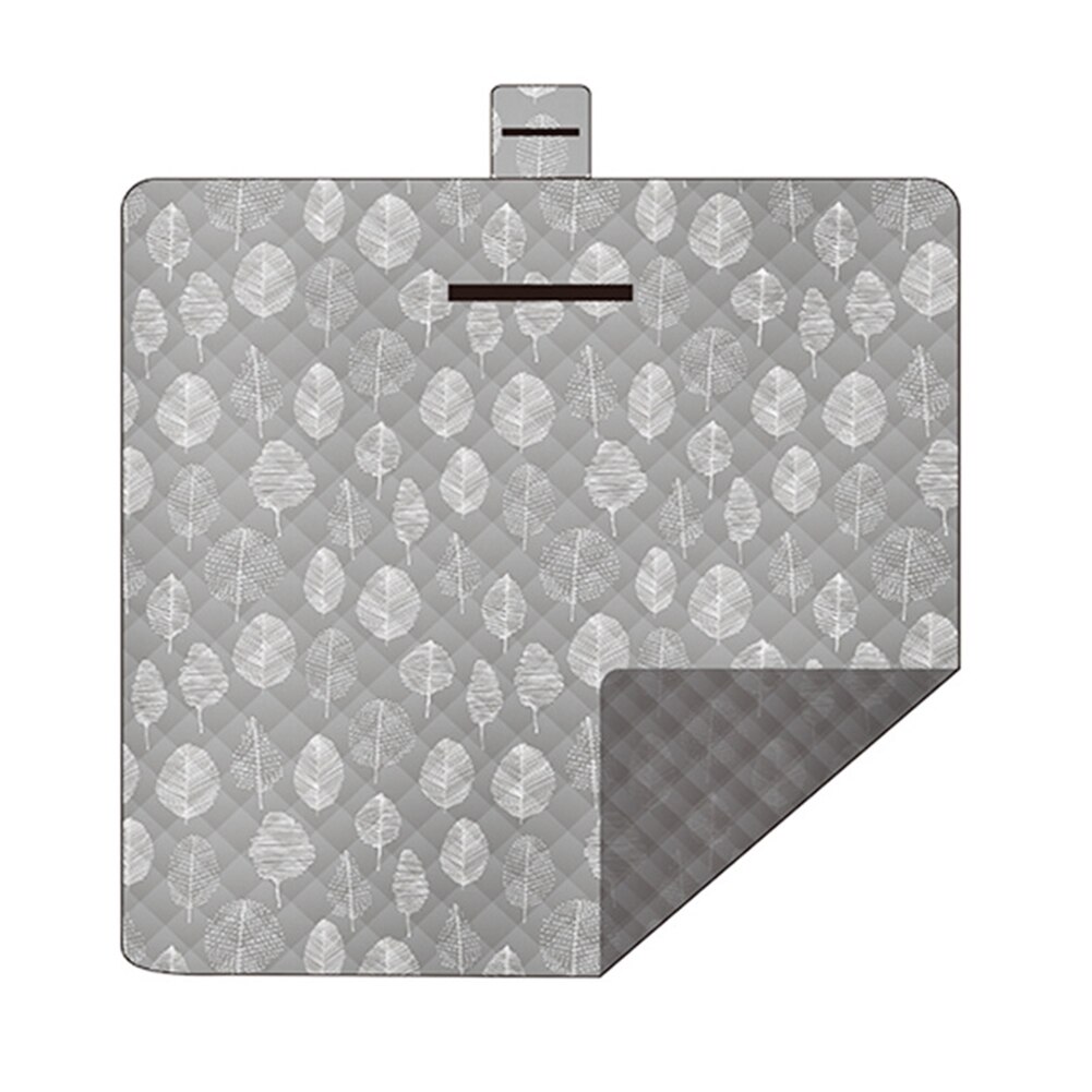 Camping Blanket Ground Washable Sandproof Cozy Soft Outdoor Picnic Waterproof Padding Beach Mat Extra Large Portable Foldable: Ash Vine