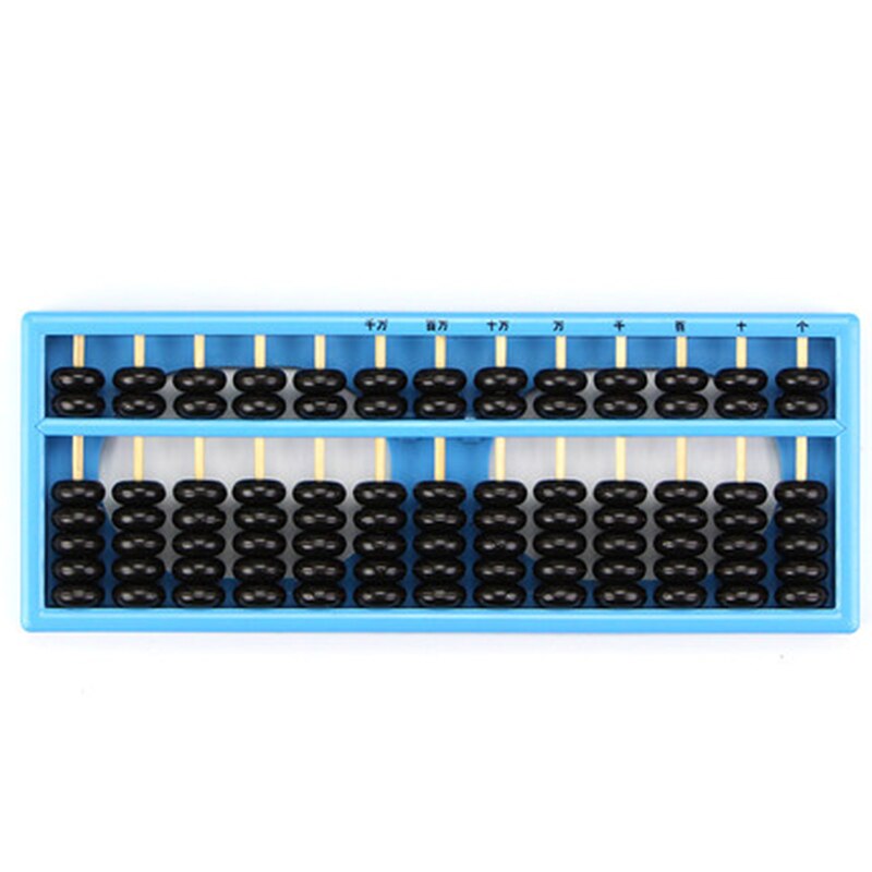 Chinesische Abacus Arithmetik Soroban 13 Ziffern Kinder Math spielzeug Berechnung Werkzeug Chinesischen Abacus Spielzeug Soroban Japanischen Abacus Soroban: Blau