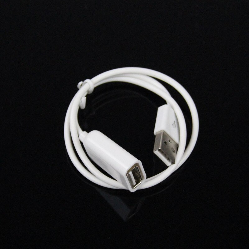 50Cm Wit Pvc Metalen Usb 2.0 Man-vrouw Extension Adapter Cable Cord 0.5M/1M 1/3 Ft 7ABC