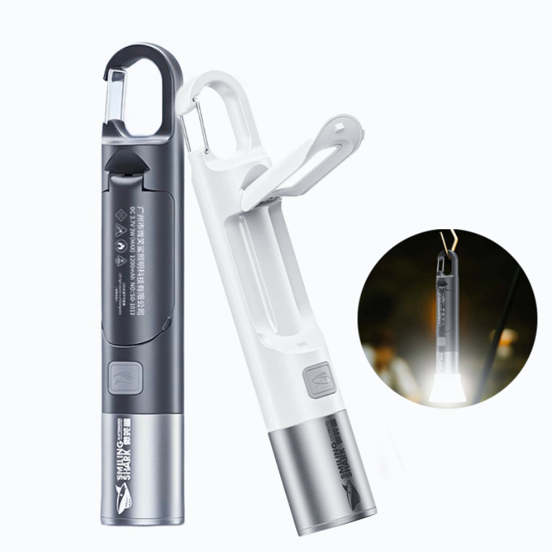 Xiaomi SMILING SHARK Outdoor Mini Flashlight Portable Strong Lights Variable Focus Travel Camping Fishing Walking Lighting Lamp