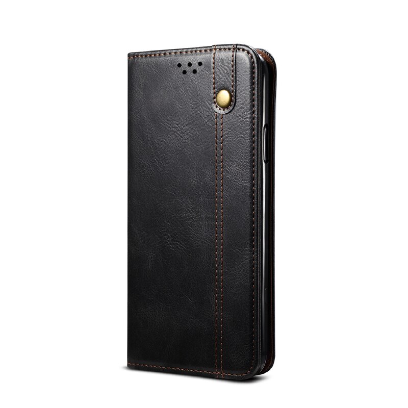 Vintage Leather Flip Cover Voor Huawei Honor 50 50 Pro Wallet Case Card Stand Magneet Boek Cover Luxe Casual Telefoon fundas: for Honor 50 Pro / Black