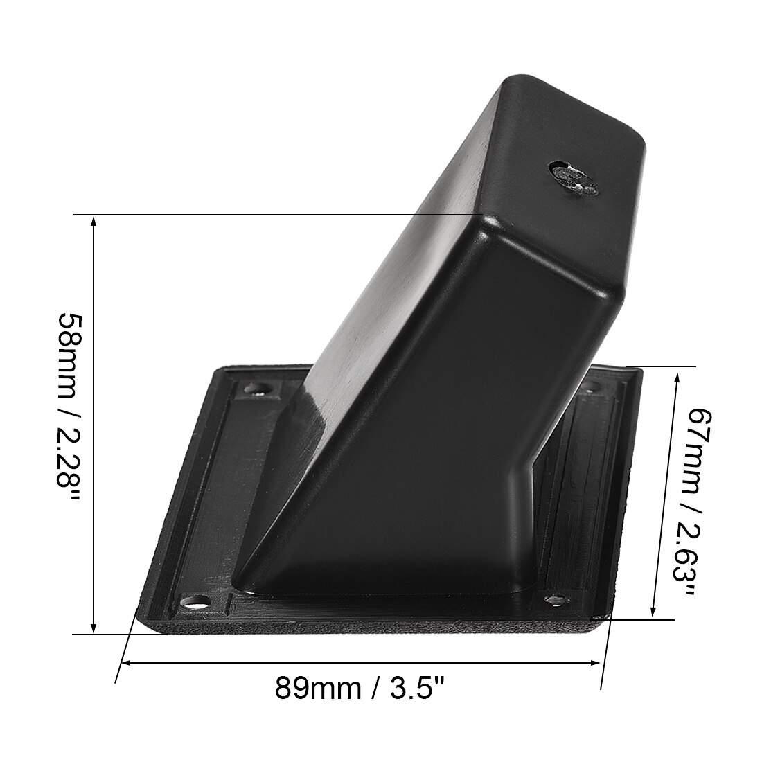 Verzonken Speaker Handvat Greep Pocket Stijl Voor Pa/Dj Speaker Kabinet Doos 4 Stuks