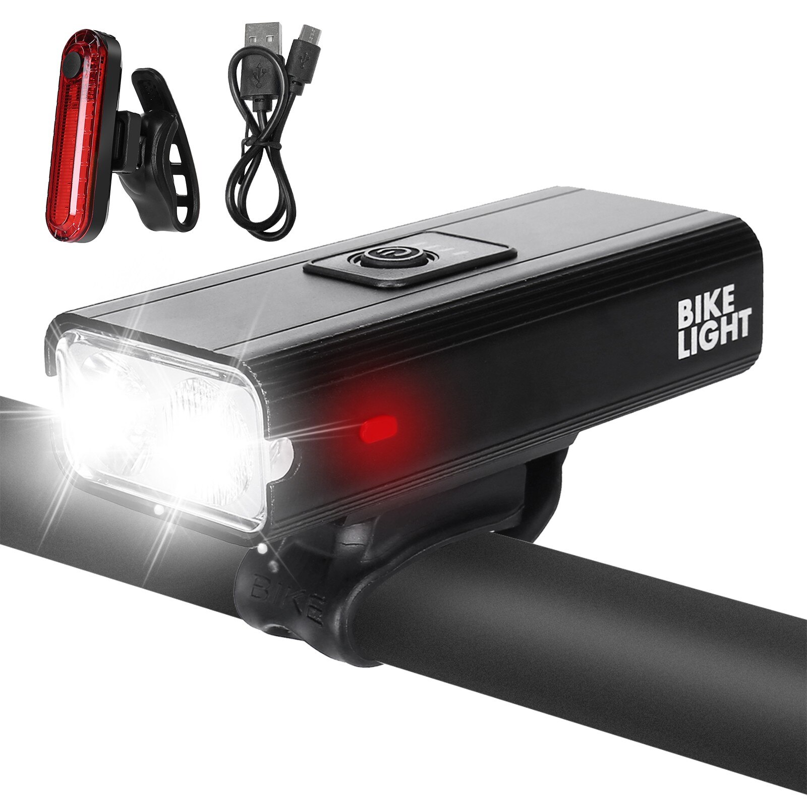 Bike Light Ultra Bright Set Ipx6 Bike Lamp Outdoor Cycling Front Headlight And Taillight Luces de seguridad para bicicletas#40