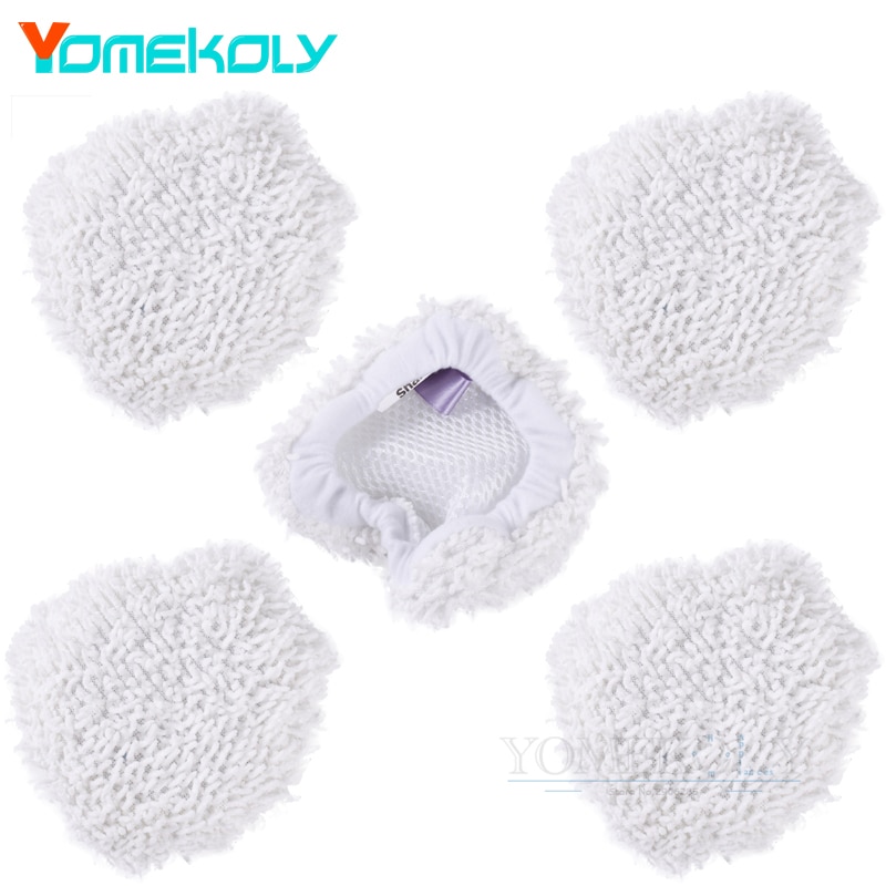 5PCS Steam Pocket Mop for Shark S3901 S3901D Microfiber Replacement Scrub Mini Pads Shark Lift Away Mop Cloths