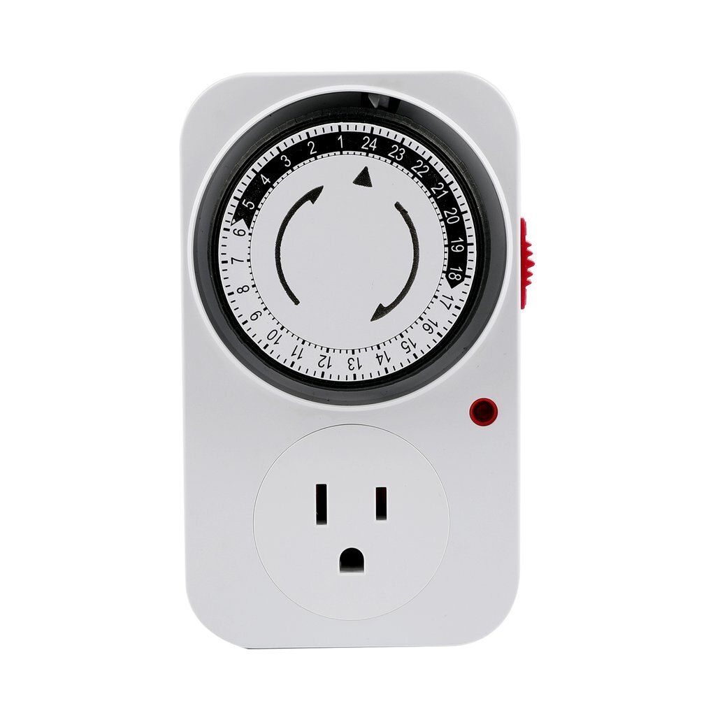 Eu/dk/us stik 24 timers programmerbar mekanisk timer ugentlig digital smart timing kontakt nedtælling automatisk sluk kontakt stik: Gmt 04a - os