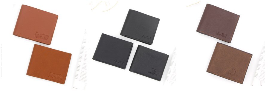 Zachte portemonnee heren ultradunne portemonnee hoge portemonnee wilde eenvoudige stijl