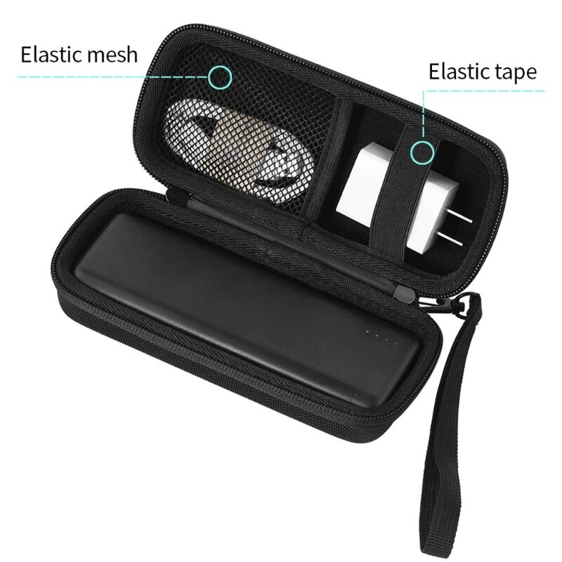 fest EVA Reißverschluss fallen Lagerung Tasche Tasche für Anker PowerCore 20100mAh und Kabel 37MC