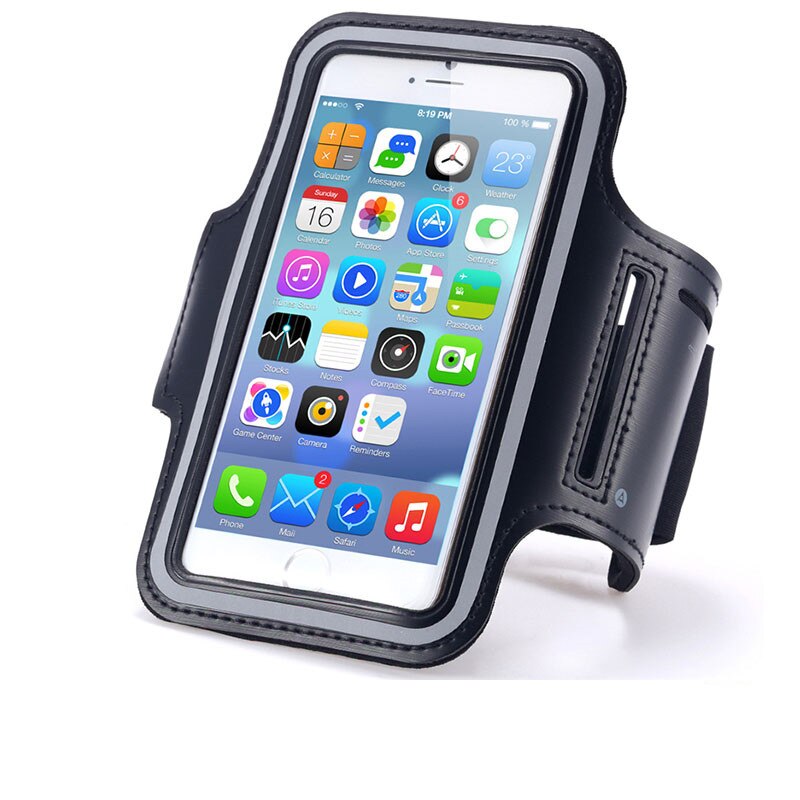 Soporte deportivo para teléfono móvil, brazalete resistente al agua para Iphone 4, 4s, 5, 5s, 5c, Se, 6, 6s, 7 Plus