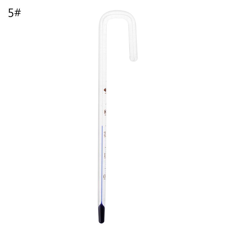 Aquarium u-vormige hangende glazen thermometer temperatuurmeter aquarium: Grijs