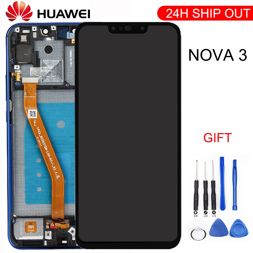 Aaa Lcd Voor Huawei Nova 3 Lcd Met Frame Scherm Voor Huawei Nova 3 Scherm PAR-LX1 PAR-LX9 lcd