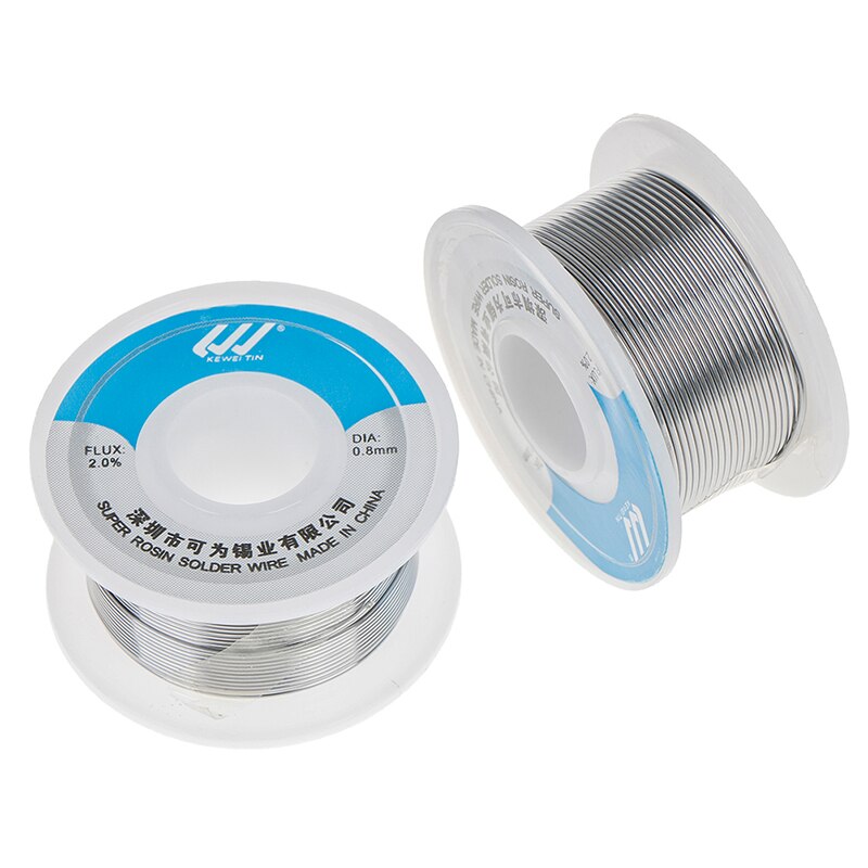 0.8mm/1.0mm soldeerdraad tin kw  -60/40 loodrol schone hars laskern soldeerdraad fluxrol buis sn :60%, pb :40%, flux : 2%