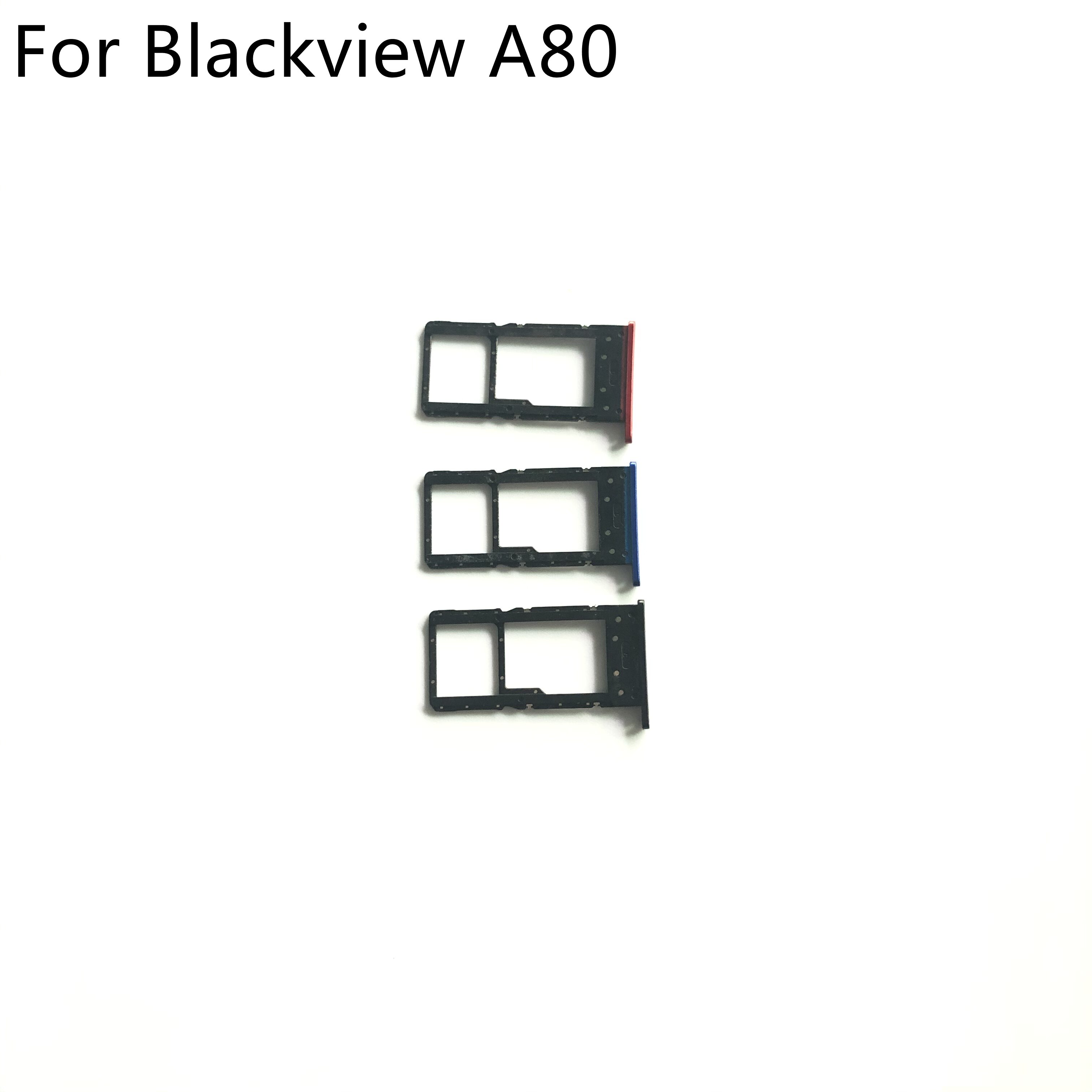 Blackview A80 Sim-kaart Houder Lade Card Slot Voor Blackview A80 MT6737V/W 6.21 ''720*1520 Smartphone