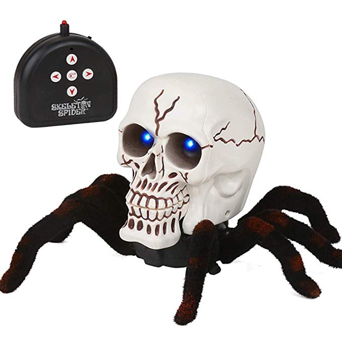 Afstandsbediening Skull Spider Speelgoed RC Speelgoed Skelet Spider Licht Angstaanjagende Speelgoed Horrible Ghost Skelet Wolf Spider