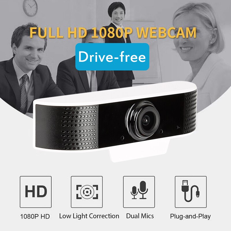 1080P Full HD Webcam Mini USB Web caméra PC Web Cam intégré Microphone numérique pour ordinateur portable vidéo Netmeeting