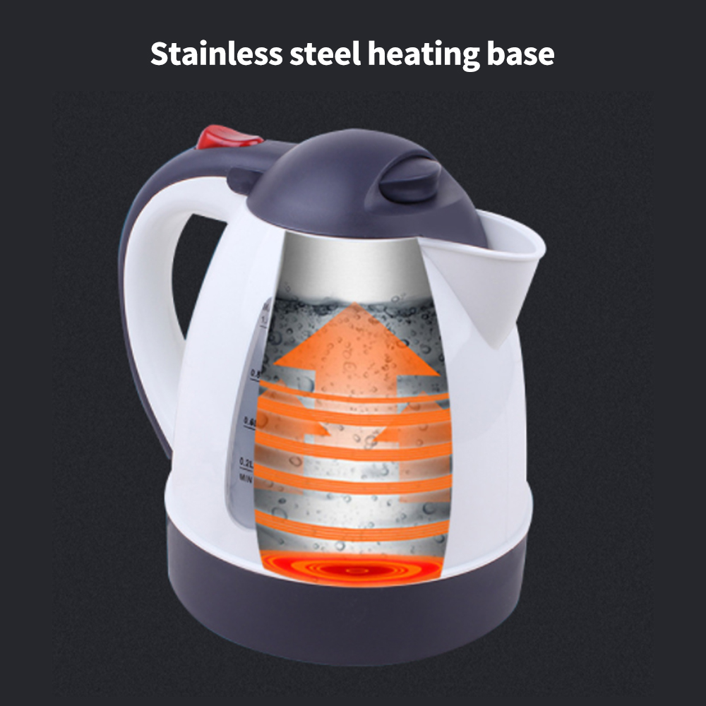 1000ml elkedel 12v/24v 150w vandkoger til rejser bil lastbil rejser kaffe opvarmet tekande