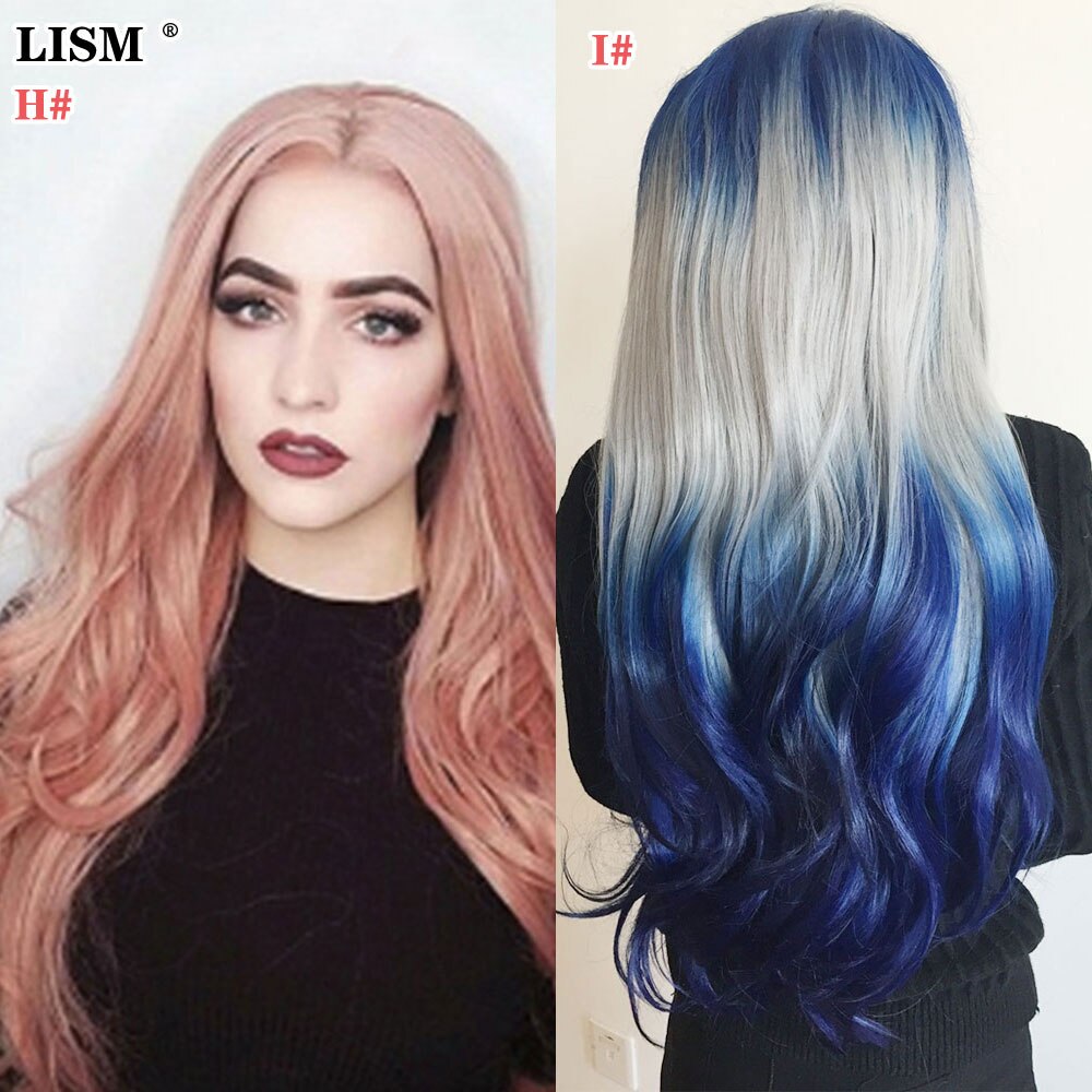 Perruque Lace Front Wig synthétique Naturelle pour femme | Perruque Naturelle Cosplay, Perruque Naturelle: H I