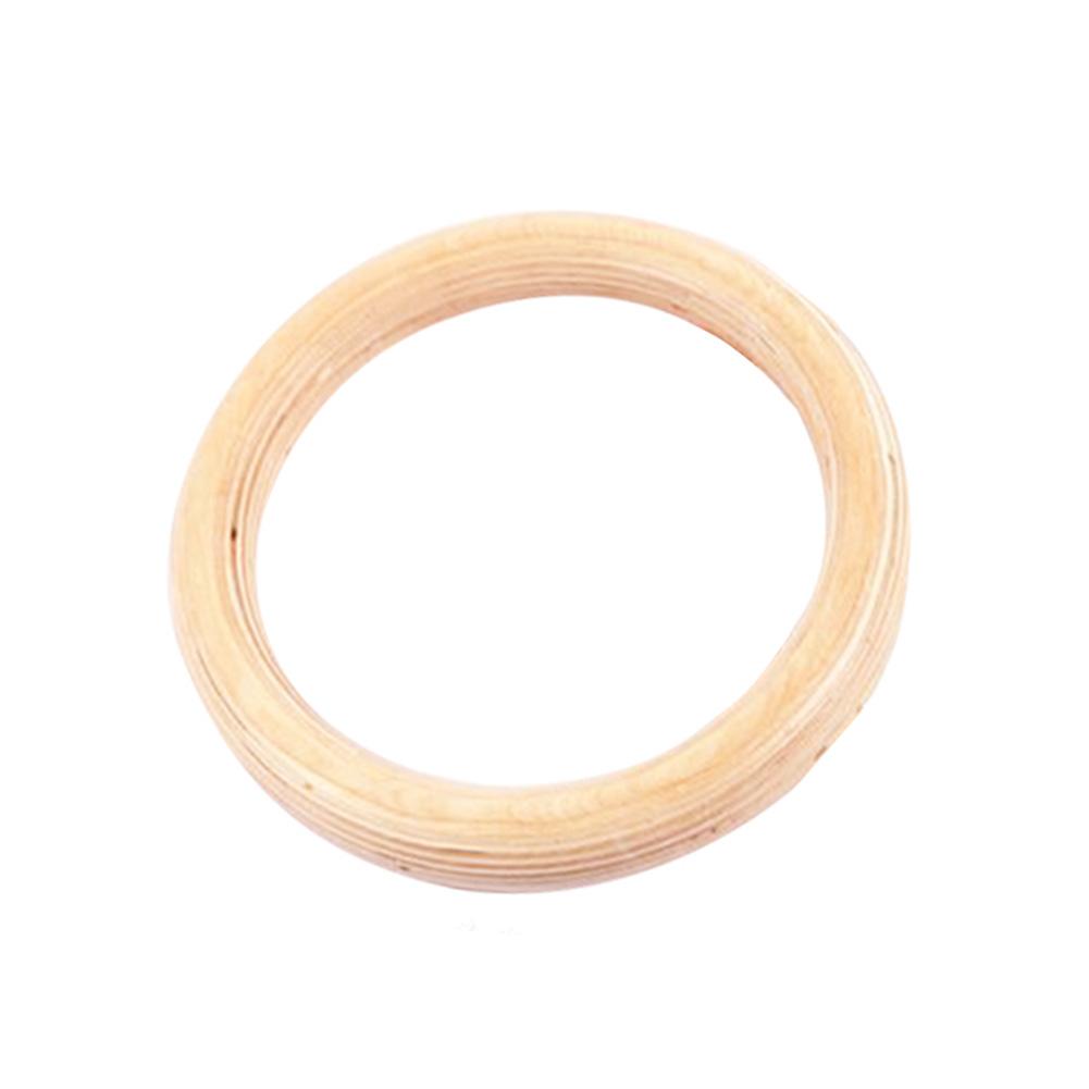 1PCS Birch Fitness Rings Gymnastics Training Ring Wooden 28mm Exercise Fitness Gymnastic Rings Gym Exercise Crossfit PullUps: 32mm
