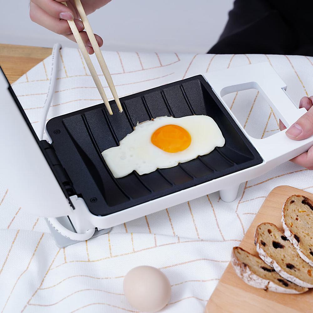 Xiaomi-Mini sandwichera Mijia Pinlo, máquina de desayuno, tostadora eléctrica, horno, plato , pan, tortitas, Multi Cocina