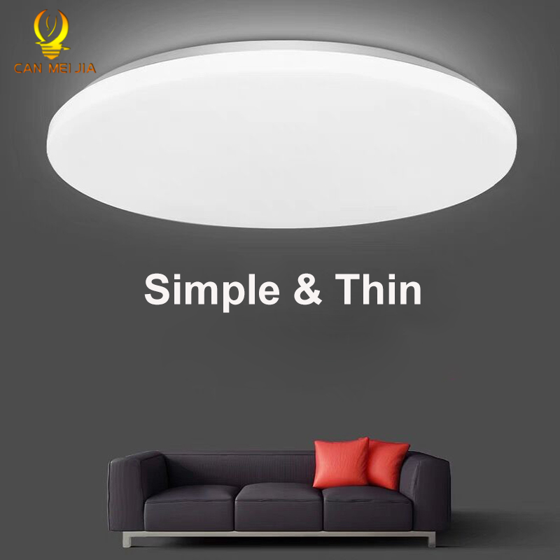 Ultra Thin LED Panel Light Lamps Surface Mount Led Ceiling Lights 220V 30W 50W Round Light Fixtures Lamp For Living Room Kitchen