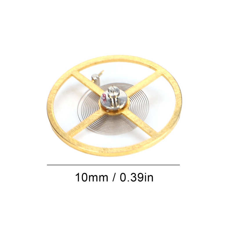 Herramienta de reloj de 5 piezas, rueda de equilibrio de reloj con reemplazo de resorte de horquilla oscilante completo para movimiento 8205, piezas de reparación de reloj para relojero