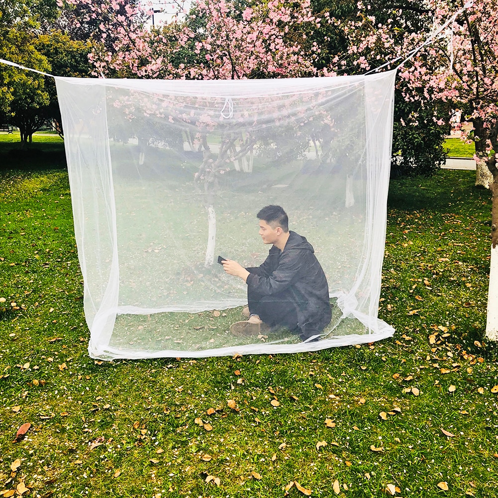 Vandreture camping myggenet indendørs udendørs anti insekt bug mesh baldakin telt hjem myggenet