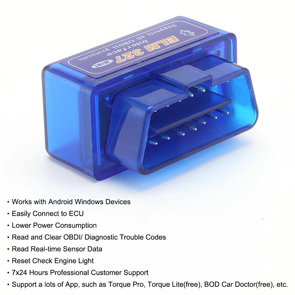 OBD2 Scanner ELM327 Bluetooth V1.5 Obdii Auto Diagnostische Scanner Elm 327 Bluetooth Obd 2 Voor Android Code Reader Diagnostic-gereedschap