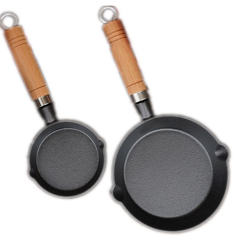 Cast Iron Frying Pan Frying Pan Uncoated Non-stick Pancake Hand Pancake Pancake Pan Pizza Pan 48cm