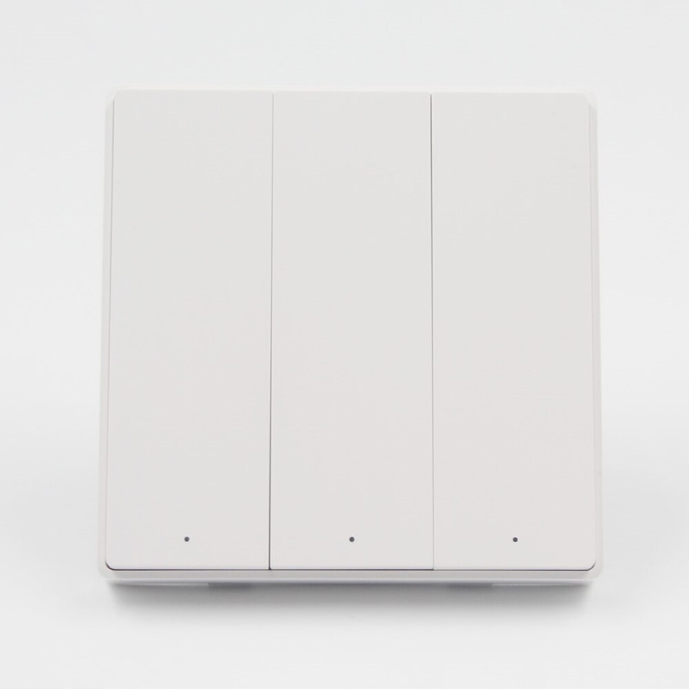 Aqara Smart Wall Switch D1 Zigbee Wireless Remote Control Light Switch Neutral Fire Wire 1/2/3 Button For Mijia HomeKit APP