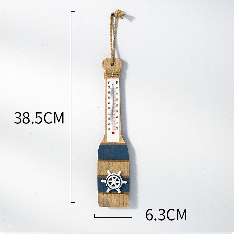 Colgante de estilo mediterráneo de peces de madera, arte de pared, artesanías Vintage, decoración del hogar, accesorios de adorno de tema náutico: I