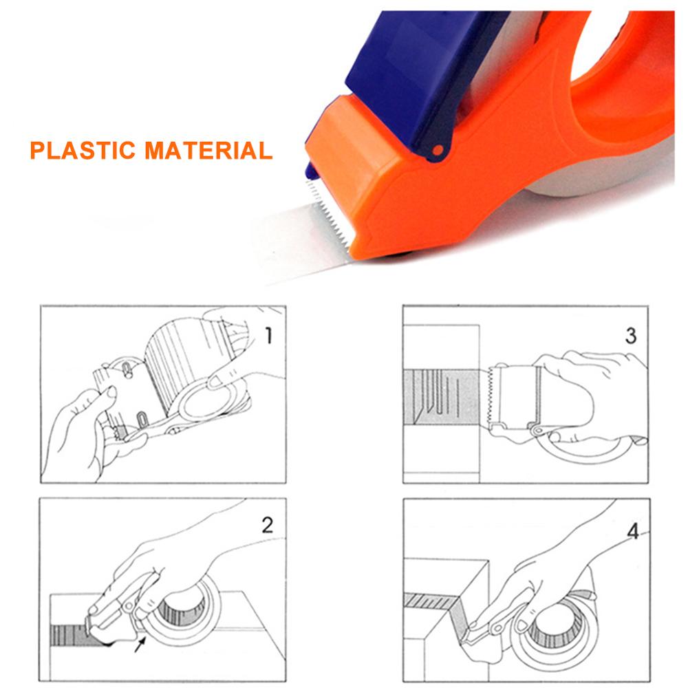 Plast tätning packer tejp dispenser förpackning paket 60mm bredd rull tejp skärare tätning tejp hållare manuell förpackningsmaskin