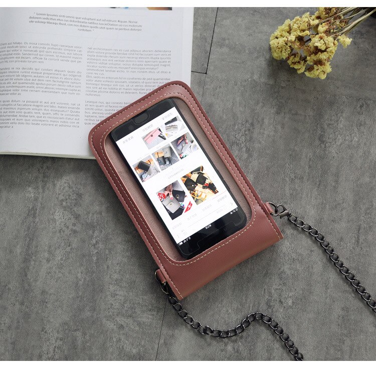 Sac pour téléphone portable Simple rétro pour femmes, sacoches à rabat Transparent, Mini sac à bandoulière mignon,