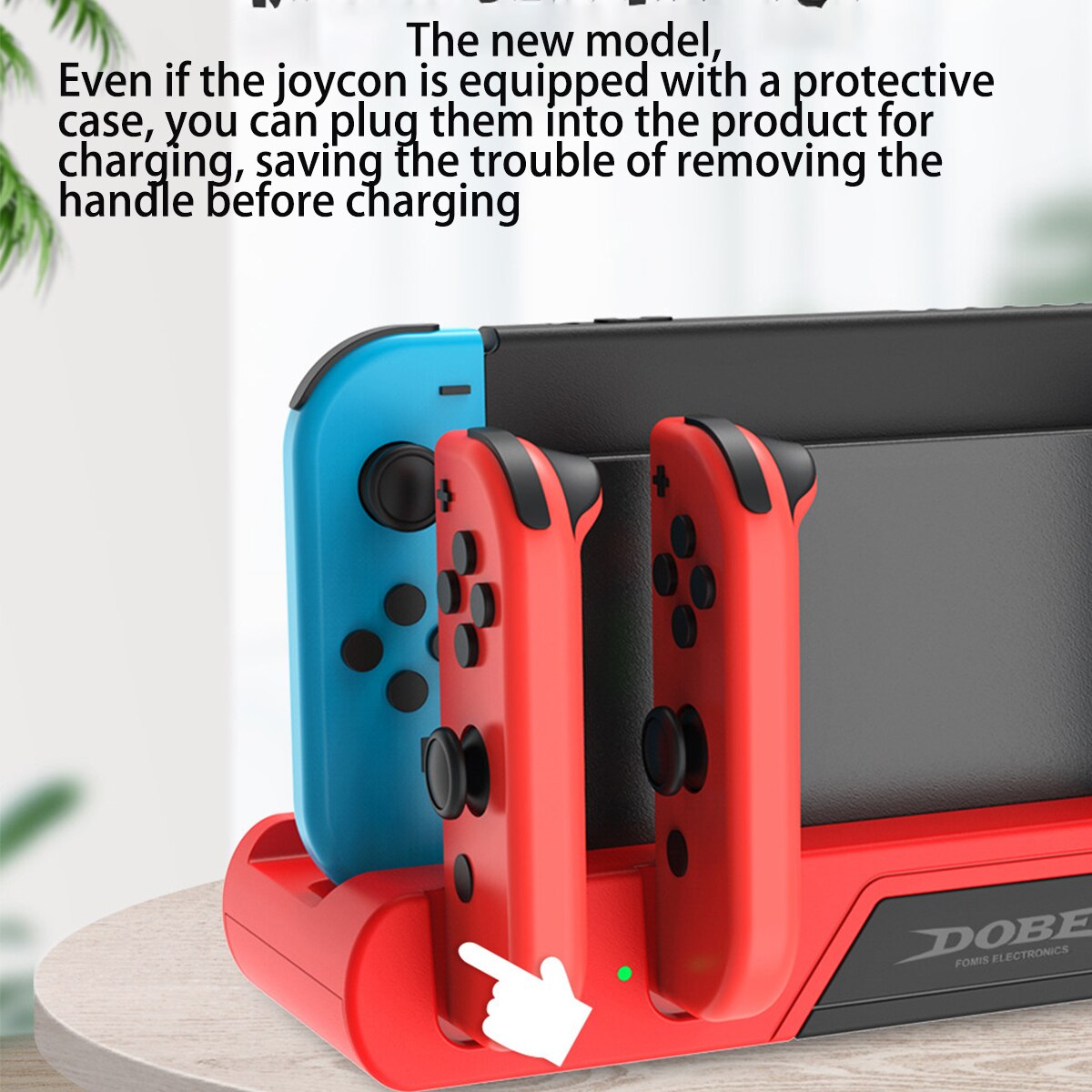 Voor Nintendo Switch Charger 4 Poort Joycons Controller Gamepad Opladen Dock Station Switch Console Houder Charger 8 Game Slots