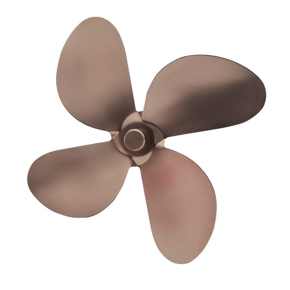 Large Airflow 4-Blade Heat Powered Stove Fan Blades Wood Log Burners Fireplace Parts Heat Distribution Stove Fans Blades: 05