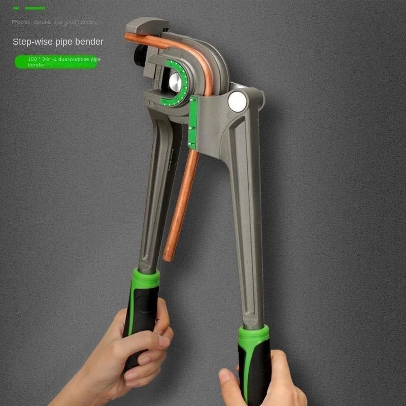 DSZH Copper Pipe Bender Tool 5/8/16 1/2/4 for Copper Aluminum Pipe Air Conditioner 3 in 1 Lever Bending Machine for 6/8/10mm