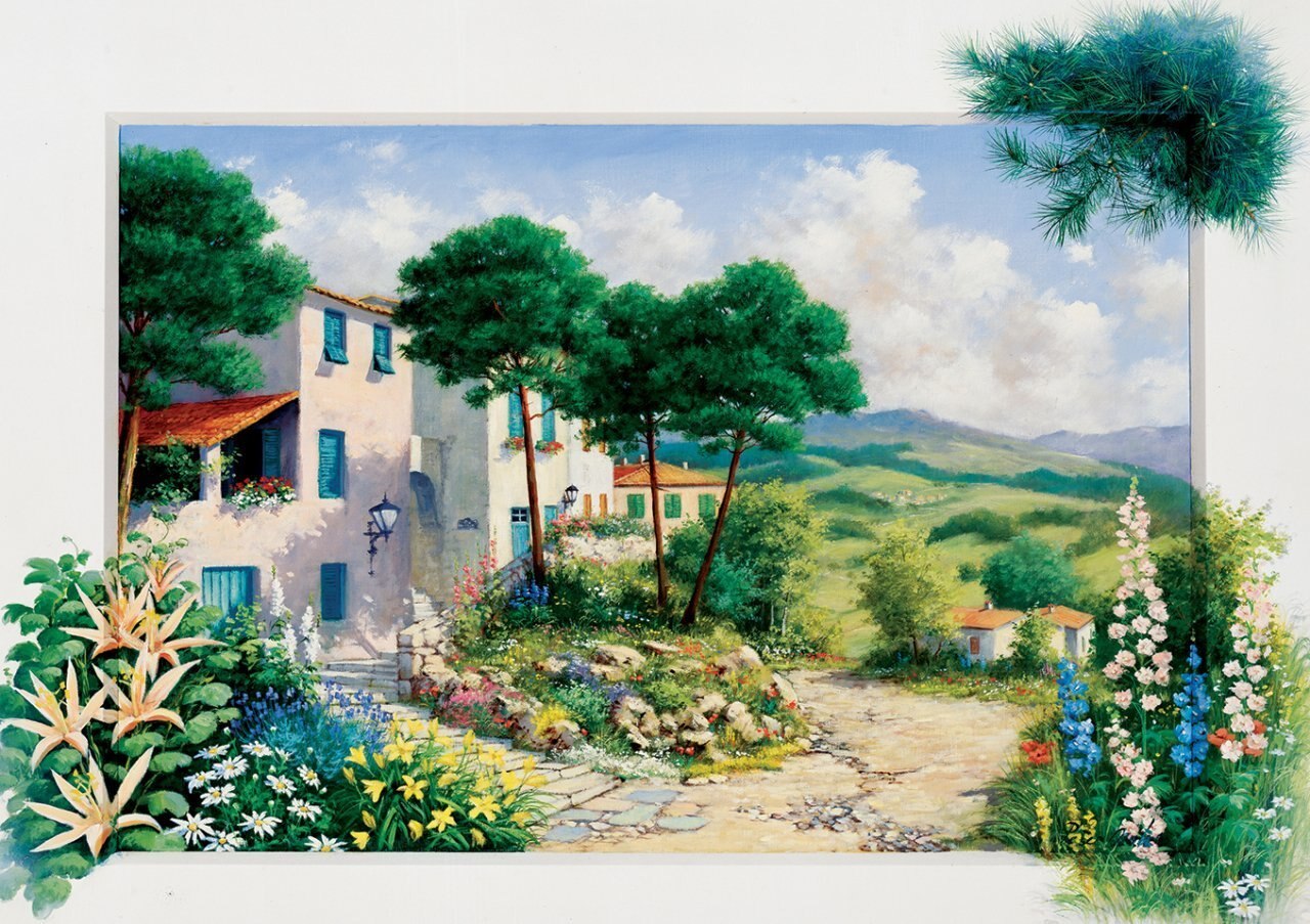 Art Puzzle Yazlıkta 1000 Piece Jigsaw Puzzle