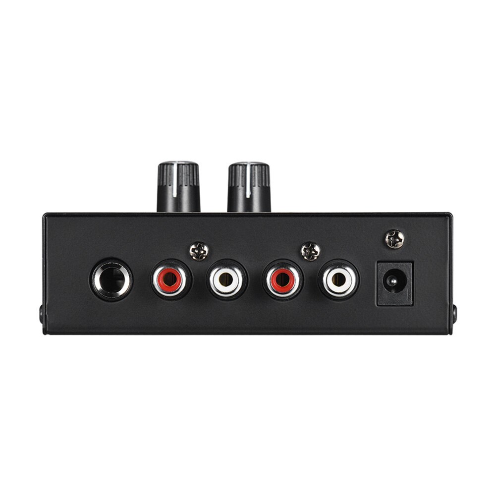 PP500 Phono Voorversterker Voorversterker Met Niveau Volumeregeling Rca Input Output 1/4 "Trs Output Interfaces Voor Lp Vinyl Draaitafel
