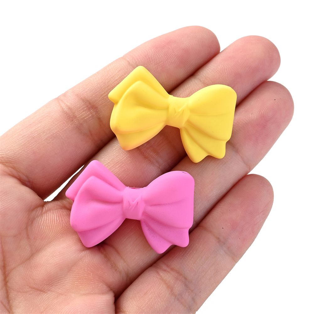 5 uds. Cuentas de nudo de lazo de gran tamaño, cuentas de joyería con lazo acrílico Multicolor para hacer joyas, pendientes, collar, colgante de cadena para teléfono