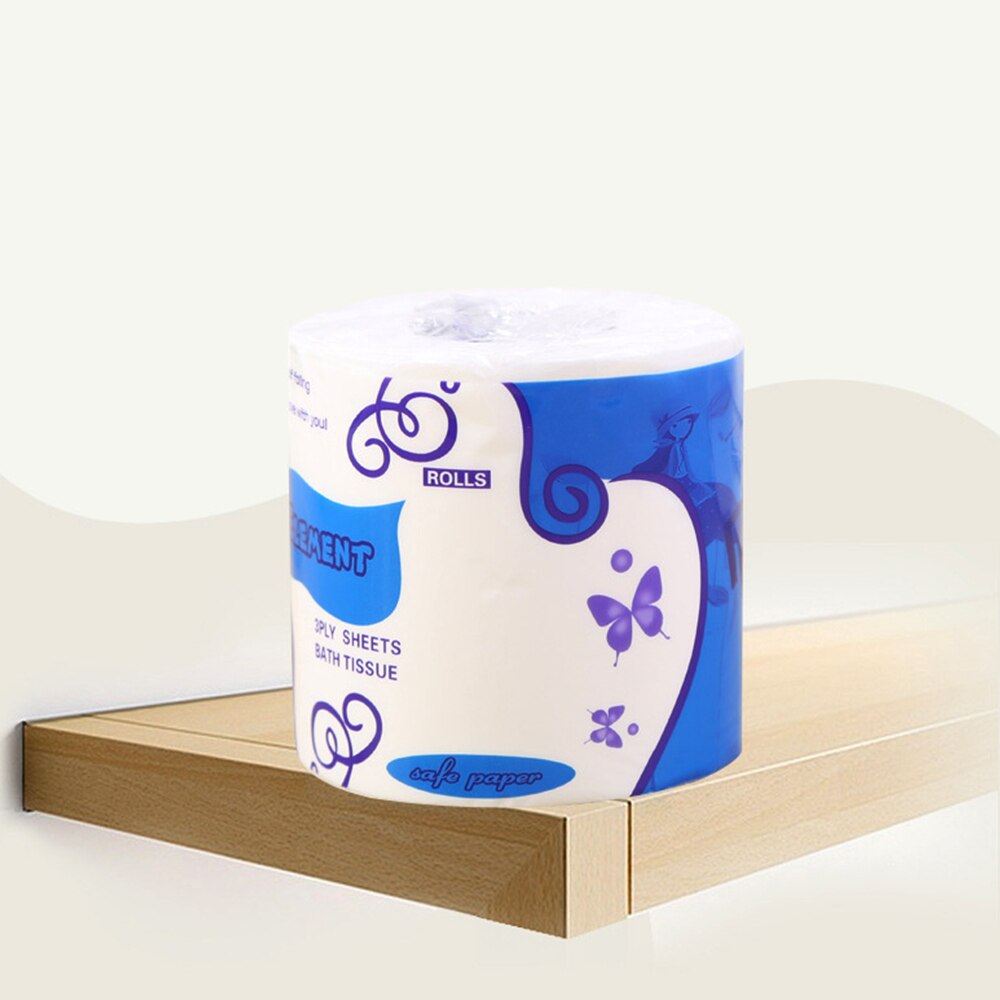 Rollos de papel higiénico a granel, pañuelos de baño, blanco, suave, 3 capas