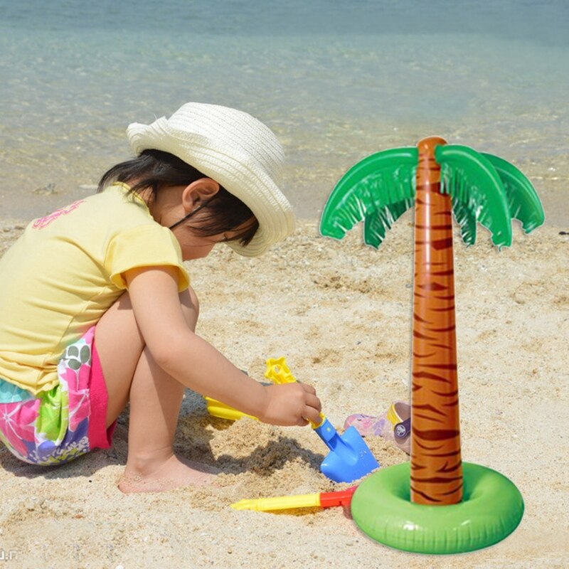 90Cm Opblaasbare Tropische Palm Zwembad Beach Party Decor Speelgoed Outdoor Benodigdheden