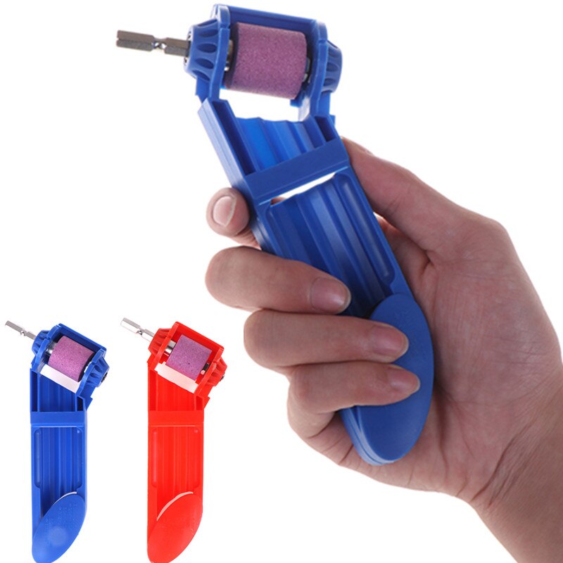 1set Portable 2-12.5mm Drill Bit Sharpener Corundum Wheel Drill Sharpener Grinding Wheel For Tools For Drill Sharpener