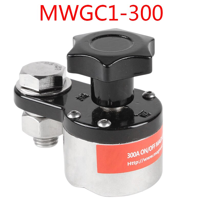 ElectroMagnetic Welding Ground Clamp Ground Magnet Connector Switchable Magnet Welding Bracket Welding Tool 300A