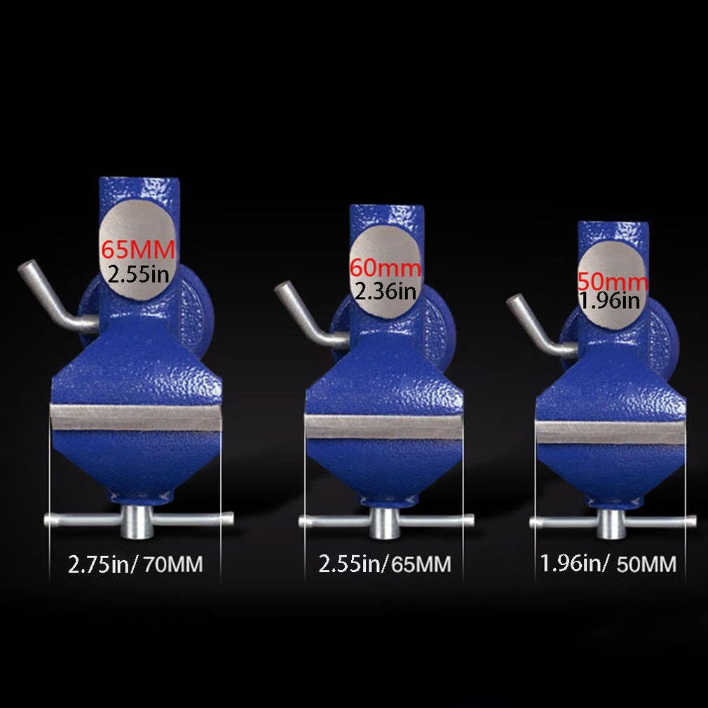 360 Degree Rotate Work Bench Vice Table Vise Heavy Duty Swivel Base Workshop Clamp Durable Jaw Bench Clamp Hand Tool