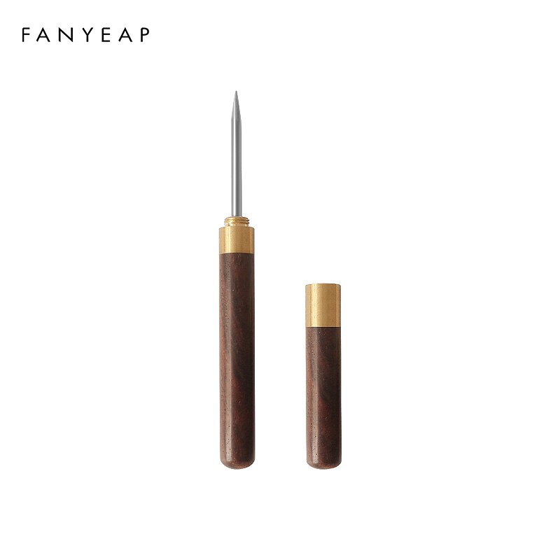 Tea Knife Needle Pick With Wood Handle Puer Tea Tools Cone Needle Breaking Prying Tea Brick Tool: B