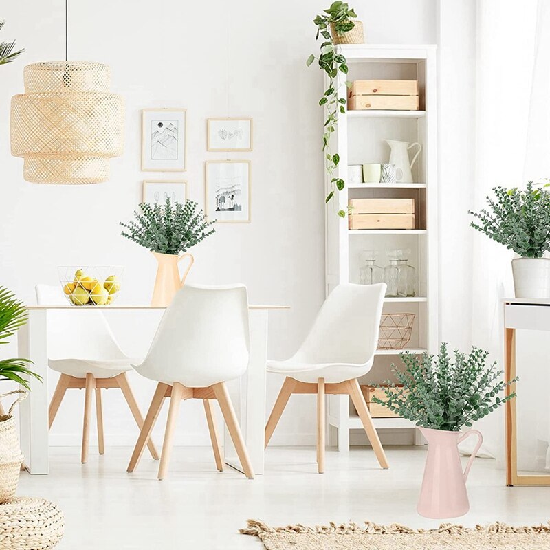 36 Stuks Eucalyptus Stengels Decor Kunstmatige Eucalyptus Bladeren Faux Takken Voor Bruiloft Middelpunt Bloem Bloemen Home Decor