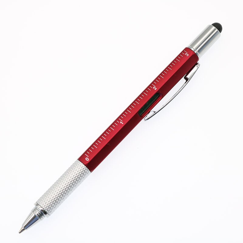 1pc Novelty Multi-Function Screwdriver Ballpoint Pen Touch Screen Metal Tool Pen Children Stationery School Office Supplies: D