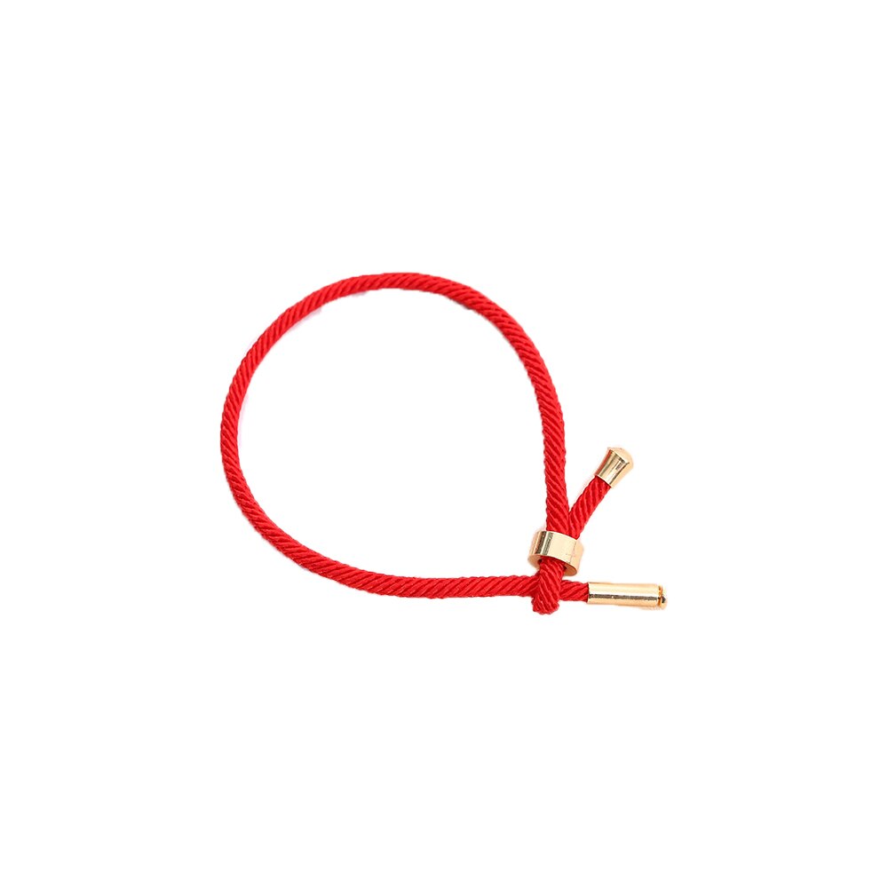 Einstellbare Gewinde Armband Glück Rot Grün Bunte Handgemachte Seil Armbänder Frauen Männer Paare DIY Schmuck Machen Zubehör: red