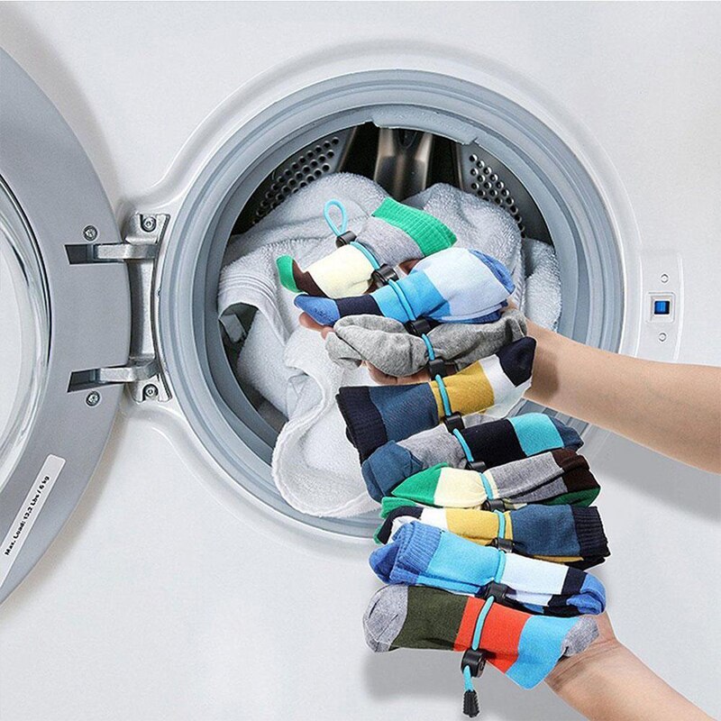 Thuis Droogrekken Sokken Opknoping Touw Creatieve Multifunctionele Wassen Kleren Mand Netto