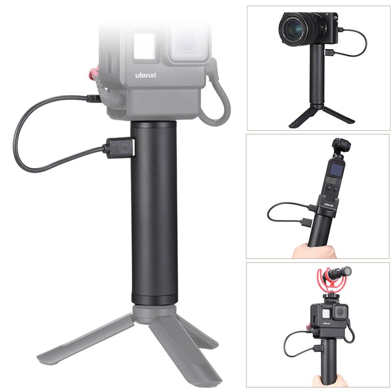 Ulanzi BG -3/BG-2 is suitable for the SLR micro single mobile outdoor sports cameras mobile charging treasure of the handle