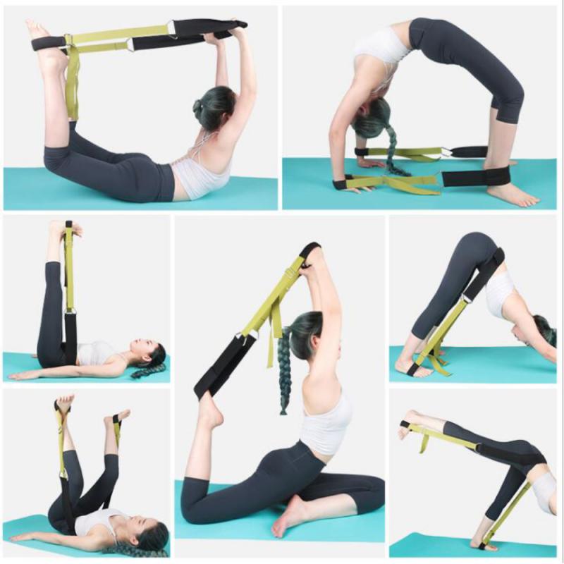 Yoga Stretching tension band Tension rope Split Training splits Elastic stretch belt Brace Auxiliary supplies