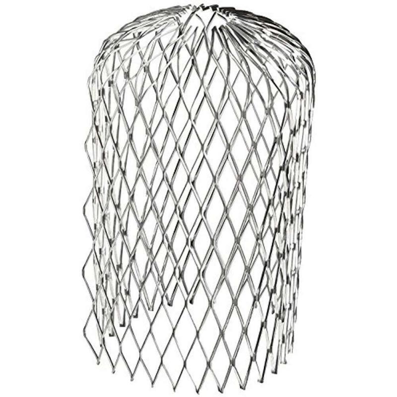 4 stk anti-blad filter tagrende vagt udvide aluminium filter si stopper blokering efterlader affald blad filter til haven